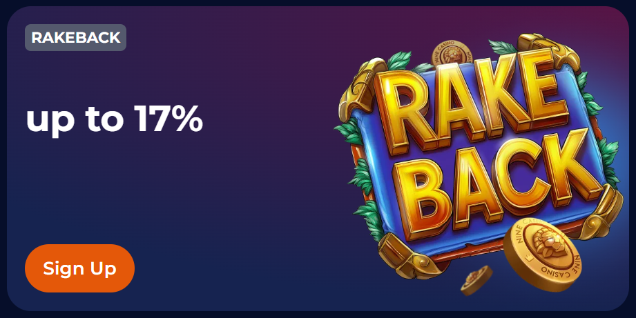 Up to 17% back per game Return on every bet during the game