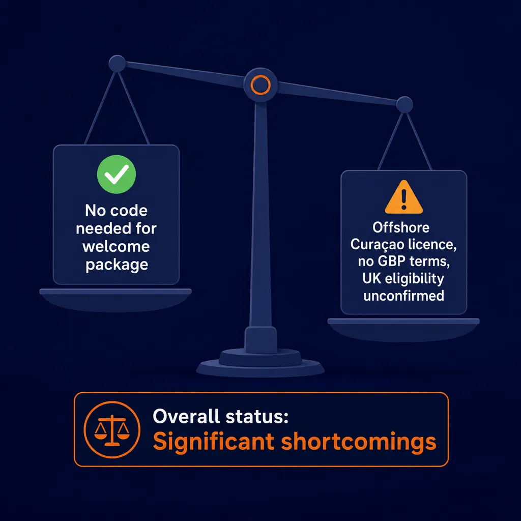 Scale weighing automatic bonus against unconfirmed UK eligibility risks